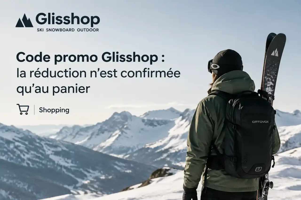 Code promo Glisshop : la réduction n’est confirmée qu’au panier