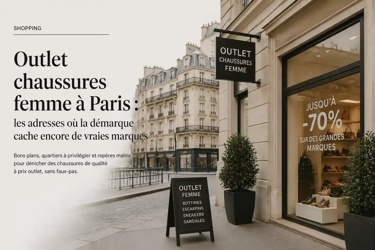 Outlet chaussures femme à Paris : les adresses où la démarque cache encore de vraies marques