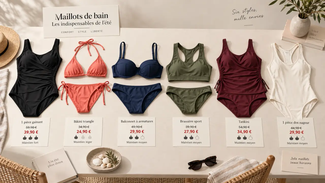Maillot de bain soldé : comparez les coupes, le maintien et les vrais prix