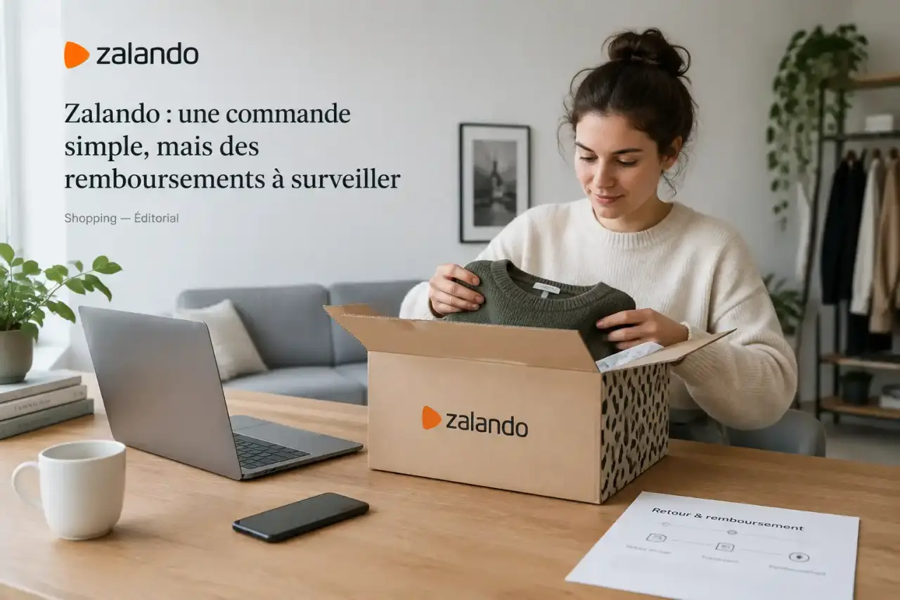 Zalando : une commande simple, mais des remboursements à surveiller